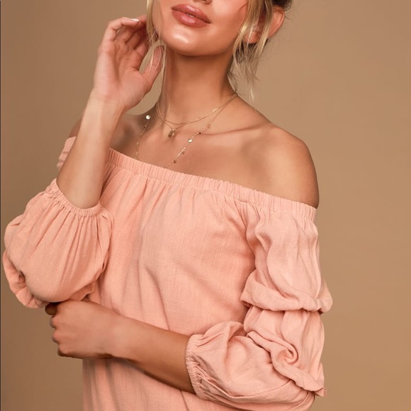 Lulus Off the Shoulder Dress - Picture 6 of 7